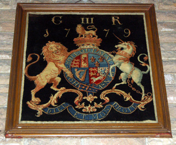 The royal arms of 1779 - May 2010
